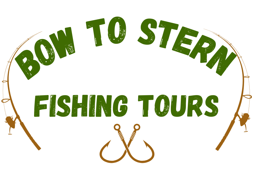bow to stern fishing tours logo